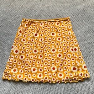 Urban Outfitters sunflower skirt XS